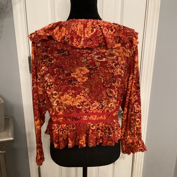 Free People Ruffle Top - Picture 4 of 5